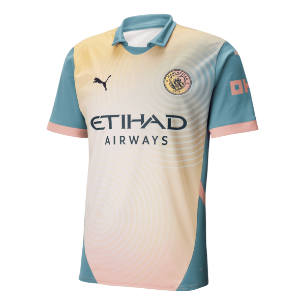 Manchester City Soccer Jersey Fourth Away 'Definitely City' Custom Shirt 2024/25