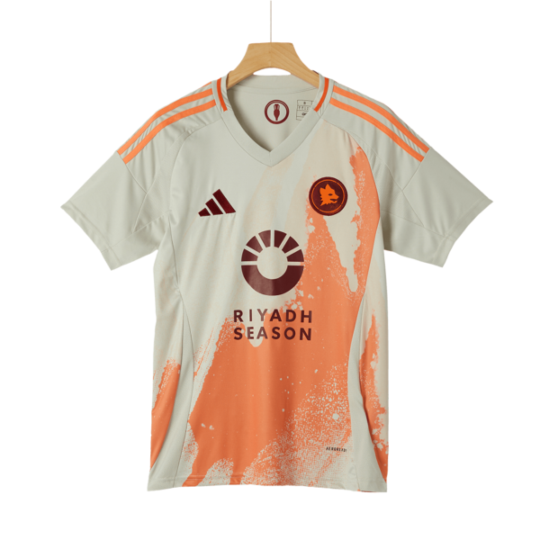 Roma Soccer Jersey Away Custom Shirt 2024/25 - Image 4