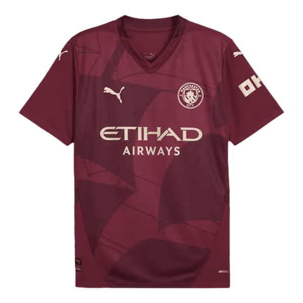 Manchester City Soccer Jersey Third Away Custom Shirt 2024/25