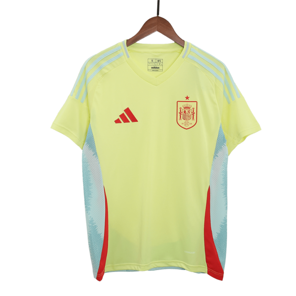 Spain Soccer Jersey Away Custom Shirt 2024 - Image 3