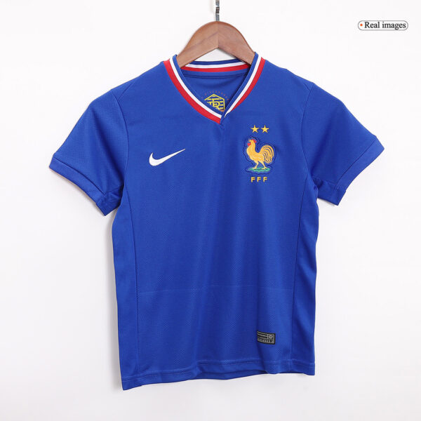 France Home Jersey Kit EURO 2024 Kids(Jersey+Shorts) - Image 4