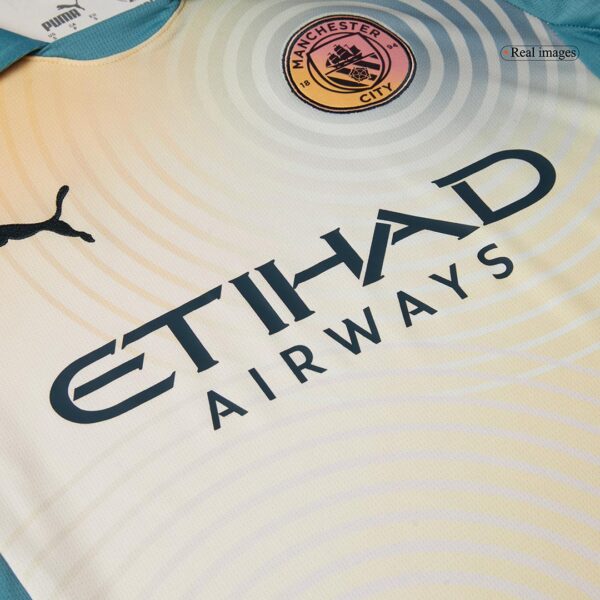 Manchester City Soccer Jersey Fourth Away 'Definitely City' Custom Shirt 2024/25 - Image 9