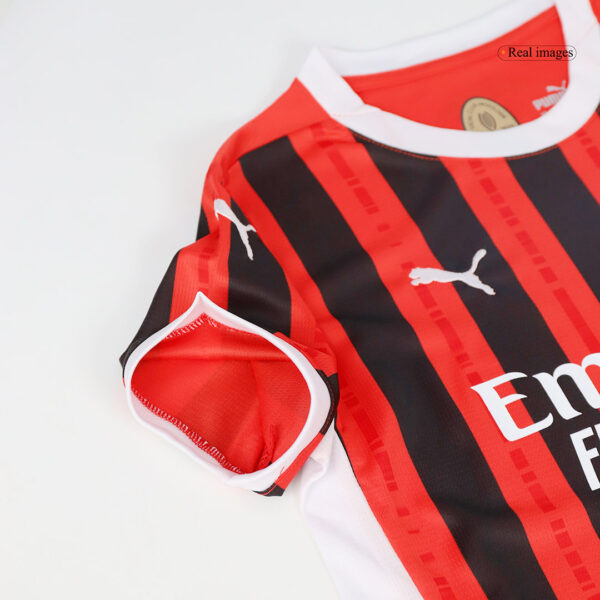 AC Milan Home Jersey Kit 2024/25 Kids(Jersey+Shorts) - Image 14