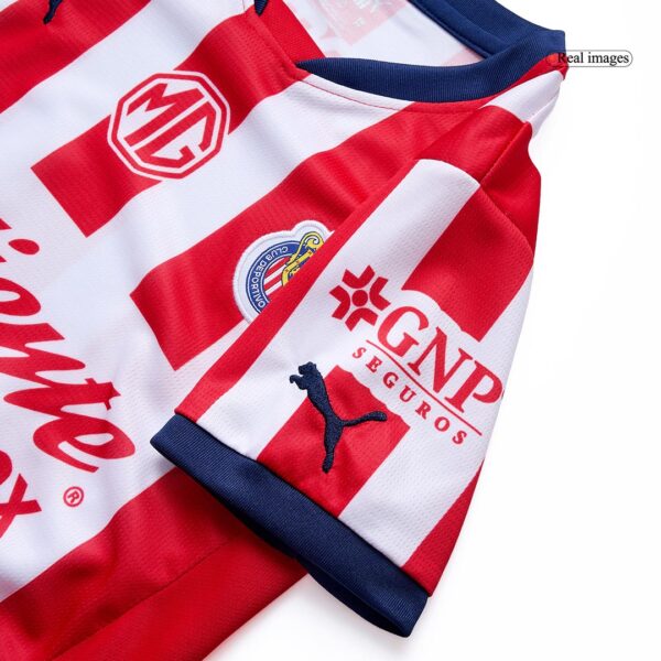 Chivas Home Soccer Jersey Kit 2024/25 Kids(Jersey+Shorts) - Image 9