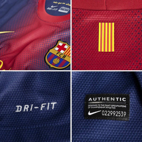 Retro Barcelona Home Jersey 2012/13 - Image 4