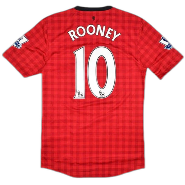 ROONEY #10 Retro Manchester United Home Jersey 2012/13