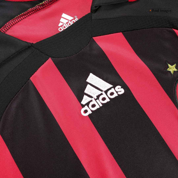 AC Milan Retro Jersey Home Long Sleeve 2006/07 - Image 5