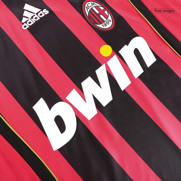 AC Milan Retro Jersey Home Long Sleeve 2006/07 - Image 6