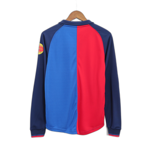 Retro Barcelona Home Long Sleeve Jersey 1999/00 - Image 6