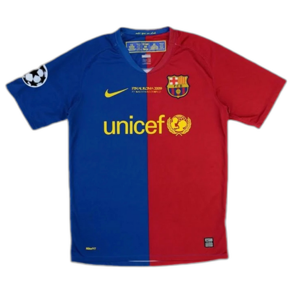 Messi #10 Barcelona UCL Final Retro Home Jersey 2008/09 - Image 2