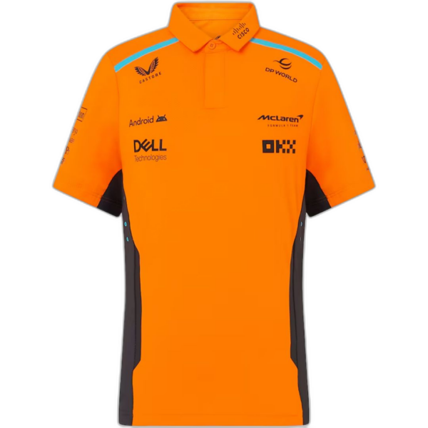 McLaren F1 Racing Team Polo Orange 2024 - Image 2