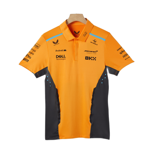 McLaren F1 Racing Team Polo Orange 2024 - Image 4