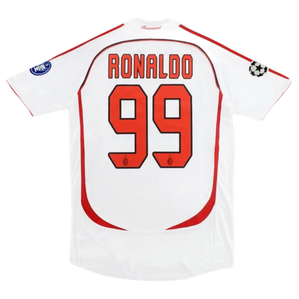 AC Milan Ronaldo #99 UCL Final Retro Jersey Away 2006/07