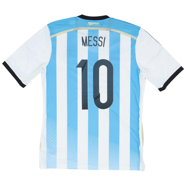 Messi #10 Argentina Retro Home Jersey 2014/15