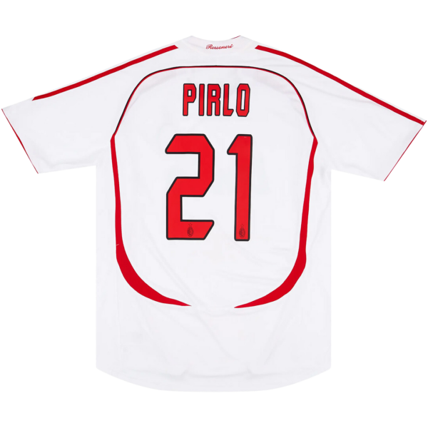 PIRLO #21 Retro AC Milan UCL Final Away Jersey 2006/07