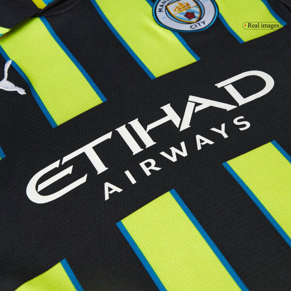 Manchester City Away Soccer Jersey Kit 2024/25 Kids(Jersey+Shorts) - Image 11