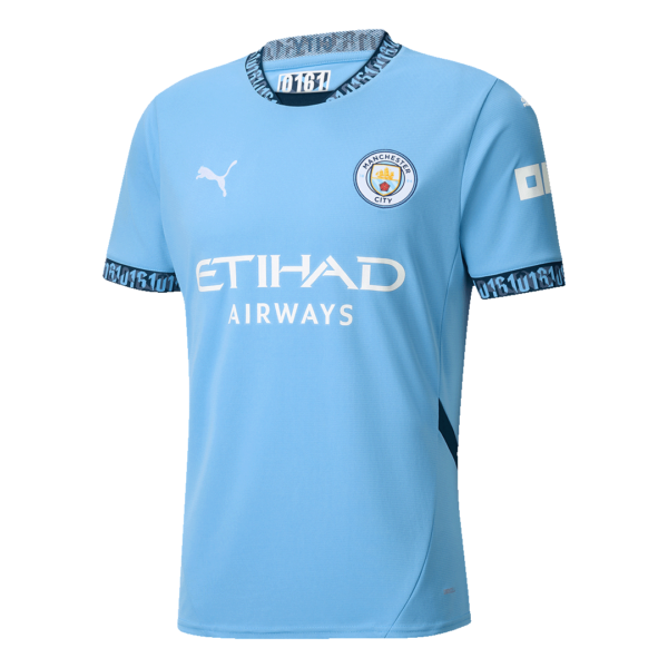 Manchester City Soccer Jersey Home Custom Shirt 2024/25