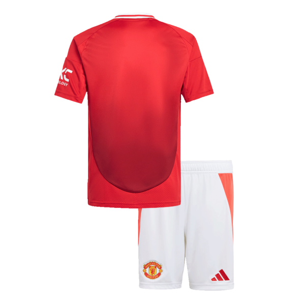 Manchester United Home Jersey Kit 2024/25 Kids(Jersey+Shorts) - Image 2