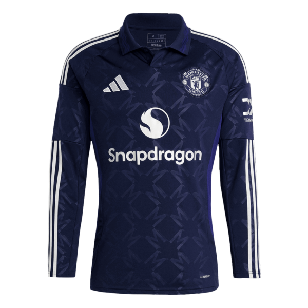 Manchester United Long Sleeve Jersey Away Football Shirt 2024/25