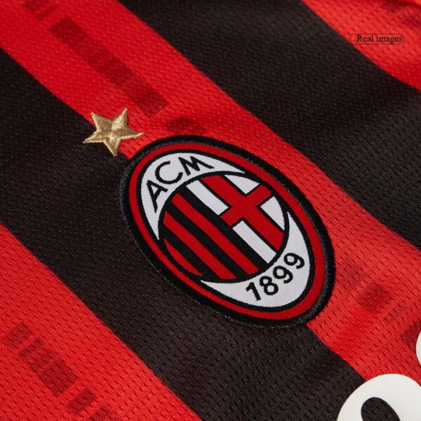 AC Milan Long Sleeve Jersey Home Football Shirt 2024/25 - Image 7