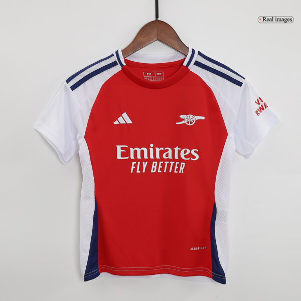 Arsenal Home Jersey Kit 2024/25 Kids(Jersey+Shorts) - Image 4