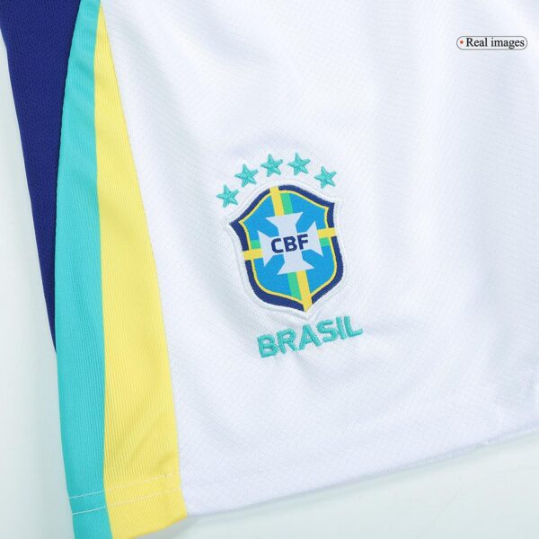 Brazil Away Jersey Kit Copa America 2024 Kids(Jersey+Shorts) - Image 14