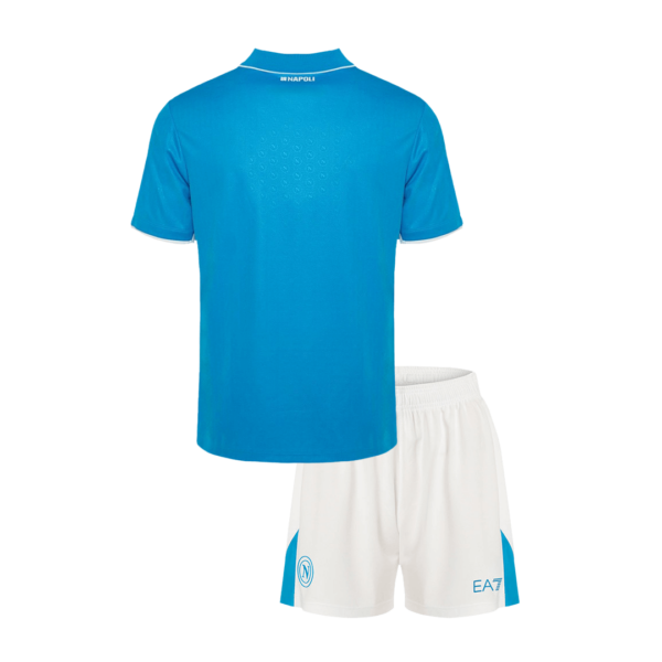 Napoli Home Soccer Jersey Kit 2024/25 Kids(Jersey+Shorts) - Image 2