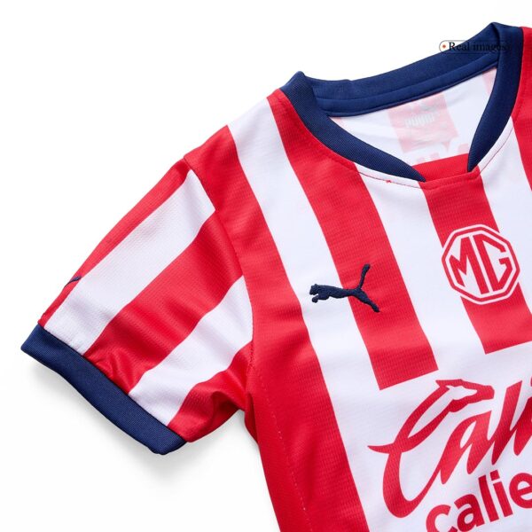 Chivas Home Soccer Jersey Kit 2024/25 Kids(Jersey+Shorts) - Image 7