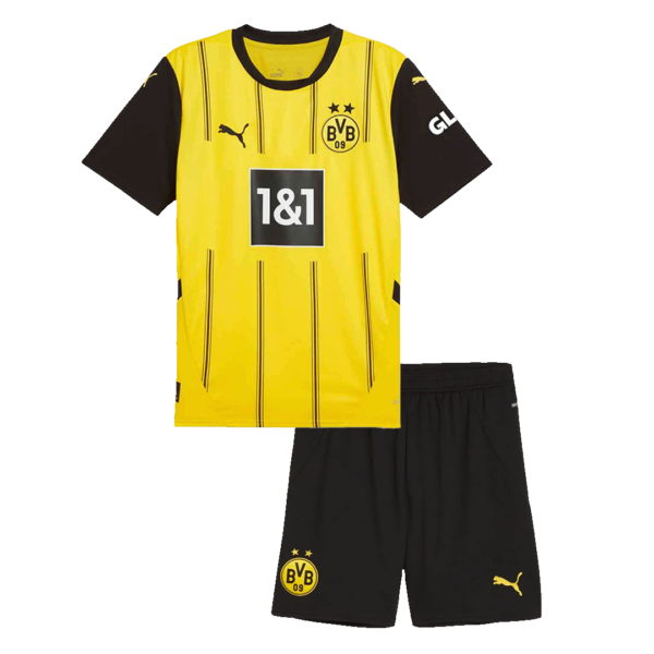 Dortmund Home Jersey Kit 2024/25 Kids(Jersey+Shorts)