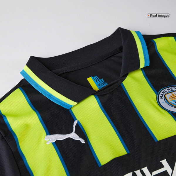 Manchester City Away Soccer Jersey Kit 2024/25 Kids(Jersey+Shorts) - Image 8