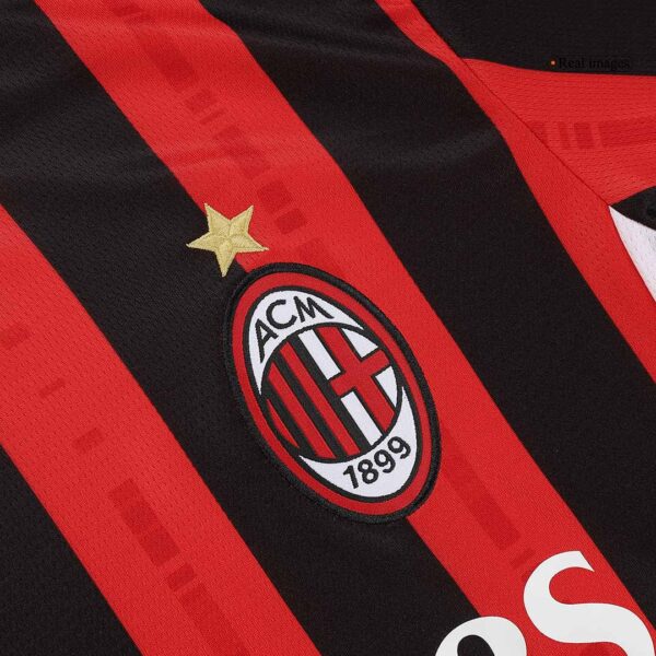 AC Milan Soccer Jersey Home Custom Shirt 2024/25 - Image 7