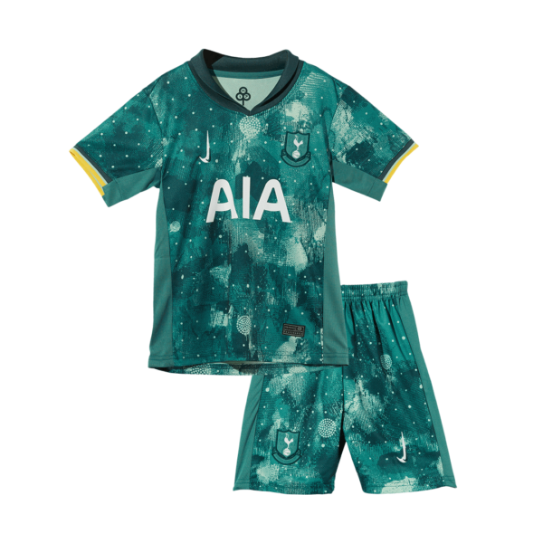 Tottenham Hotspur Third Away Soccer Jersey Kit 2024/25 Kids(Jersey+Shorts) - Image 3