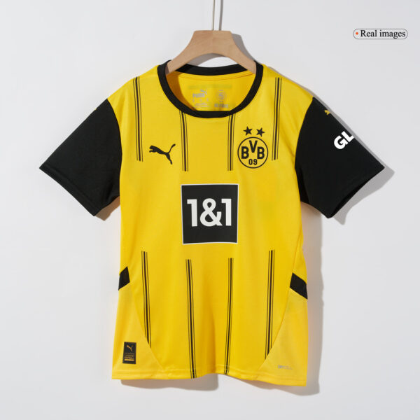 Dortmund Home Jersey Kit 2024/25 Kids(Jersey+Shorts) - Image 4