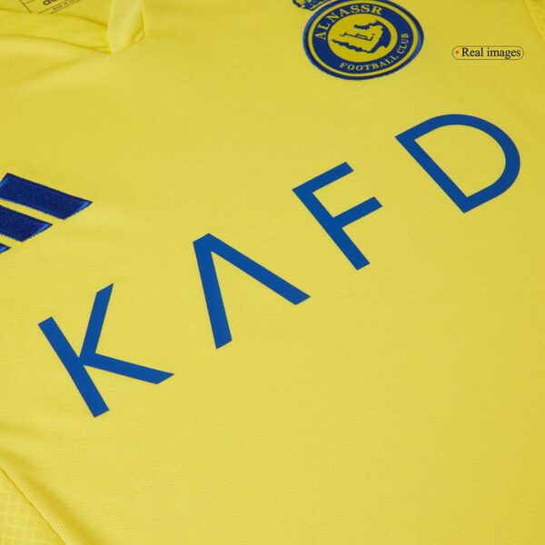 Al Nassr Soccer Jersey Home Custom Shirt 2024/25 - Image 9