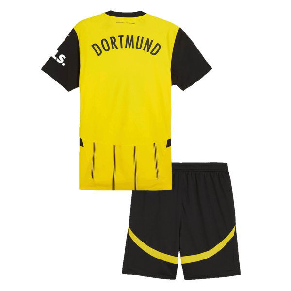 Dortmund Home Jersey Kit 2024/25 Kids(Jersey+Shorts) - Image 2