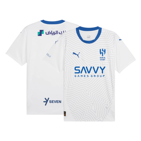 Al Hilal SFC Soccer Jersey Away Custom Shirt 2024/25 - Image 3