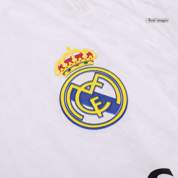 Authentic Real Madrid Long Sleeve Jersey Home Football Shirt 2024/25 - Image 7