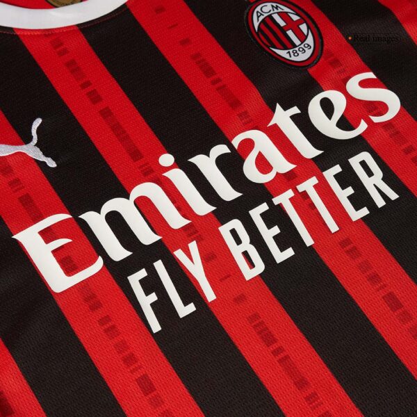 AC Milan Long Sleeve Jersey Home Football Shirt 2024/25 - Image 9