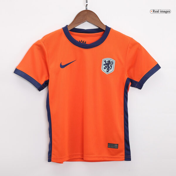 Netherlands Home Jersey Kit EURO 2024 Kids(Jersey+Shorts) - Image 4