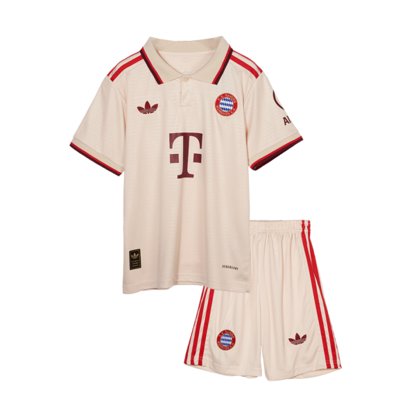 Bayern Munich Third Away Soccer Jersey Kit 2024/25 Kids(Jersey+Shorts) - UCL - Image 3