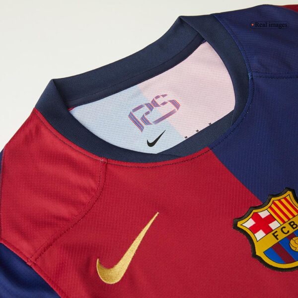 Barcelona Home Soccer Jersey 2024/25 - Spotify Logo Without Text - Image 6