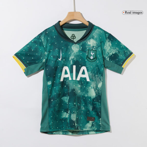 Tottenham Hotspur Third Away Soccer Jersey Kit 2024/25 Kids(Jersey+Shorts) - Image 4