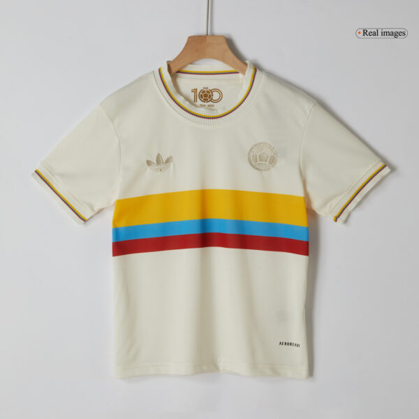 Colombia Soccer Jersey Kit 2024 Kids(Jersey+Shorts) - 100th Anniversary - Image 4