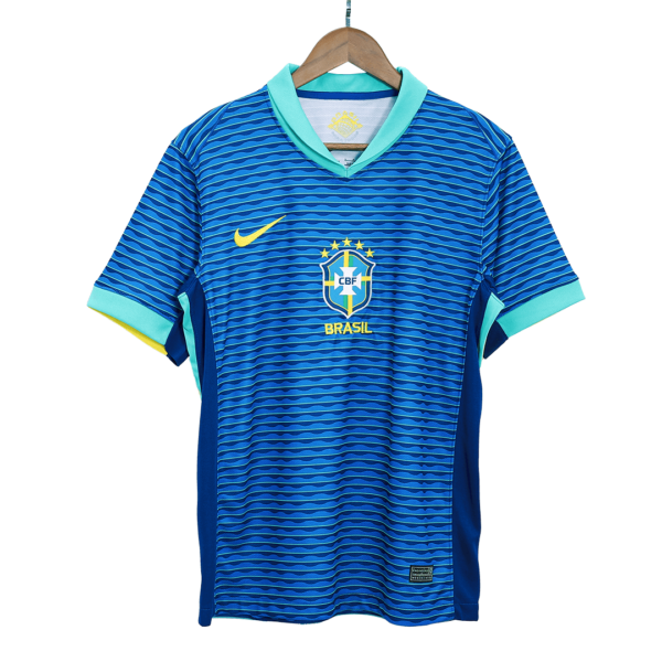 Brazil Soccer Jersey Away Custom Shirt 2024 - Image 4