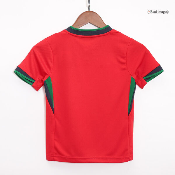 Portugal Home Jersey Kit EURO 2024 Kids(Jersey+Shorts) - Image 5