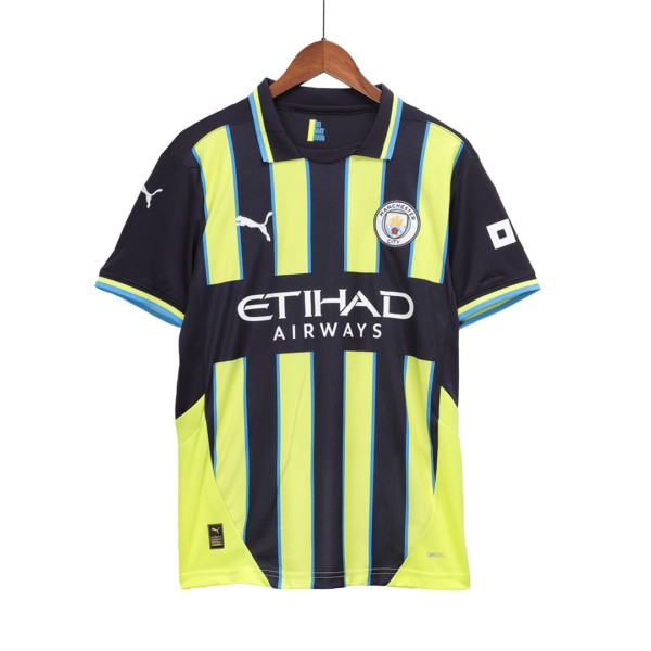 Manchester City Soccer Jersey Away Custom Shirt 2024/25 - Image 4