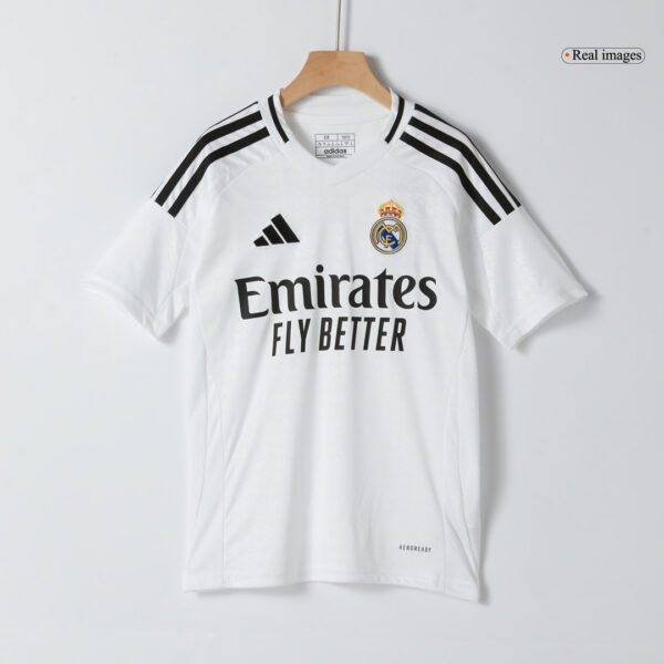 Real Madrid Home Jersey Kit 2024/25 Kids(Jersey+Shorts) - Image 4