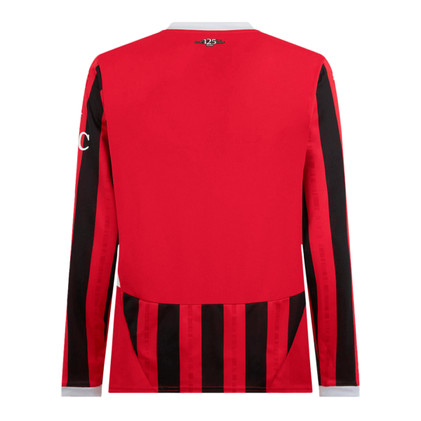 AC Milan Long Sleeve Jersey Home Football Shirt 2024/25 - Image 2