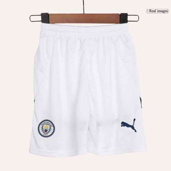 Manchester City Home Jersey Kit 2024/25 Kids(Jersey+Shorts) - Image 7