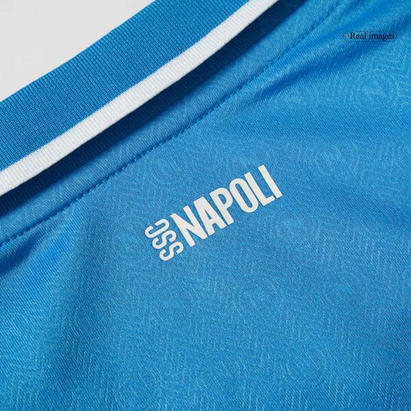 Napoli Home Soccer Jersey Kit 2024/25 Kids(Jersey+Shorts) - Image 13